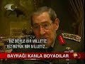 Real  Blood on Turkish Flag ( Buyukanit ve Bayrak)