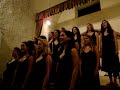greenwich academy madrigal singers on tour in santorini, greece - june 2008.

blend sounds a little off from the video because obviously some of the girls are closer to the camera than others...