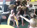 Ash high 6th forms human pyramid 2