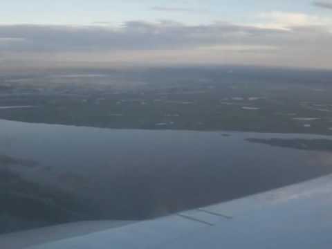 Early morning landing in Yakutsk