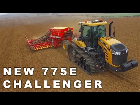 New Challenger 775E Pulling Vaderstad 8m