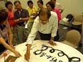 master calligrapher, mr. liao chin tsai gave a demo and talk of 