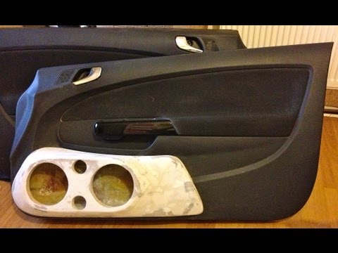 how to remove corsa c door speakers