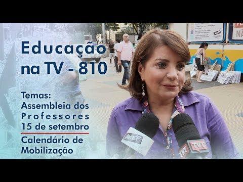 Assembleia dos Professores 15 de setembro / Calendário de Mobilização