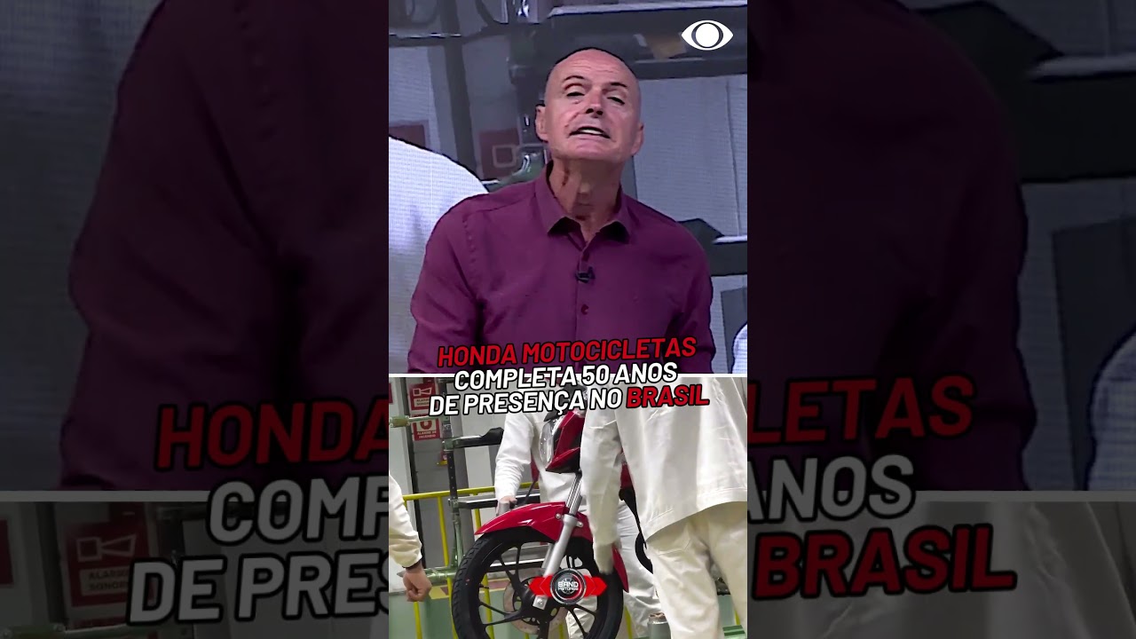 Honda Motocicletas completa 50 anos de presença no Brasil #bandmotores #hondamotosbr