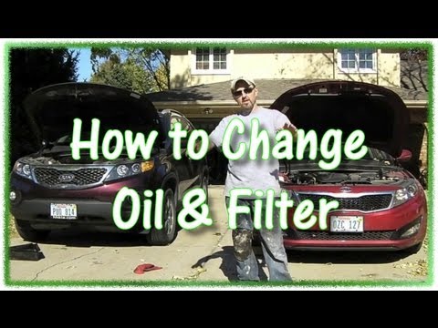 How to Change Oil on KIA Optima and Sorento