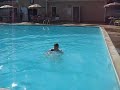 Adam gets thrown into a pool