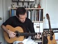 jazz guitarist plays an original arrangement of 
