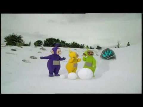 Teletubbies - Alle Teletubbies machten Schneebälle