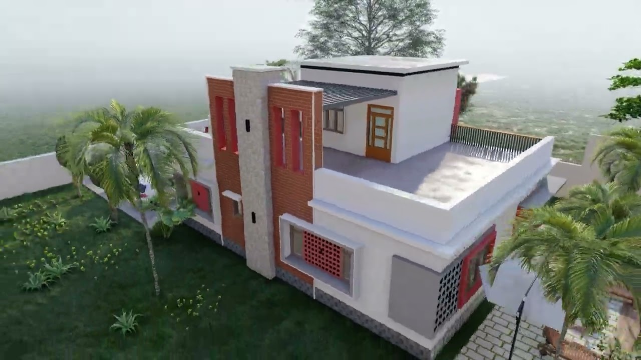 Students Project 6 | Autocad, Sketchup and Lumion, Enscape | Interior & Exterior | Just Rise Academy