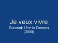 dessay: je veux vivre live in genova and raised a full step