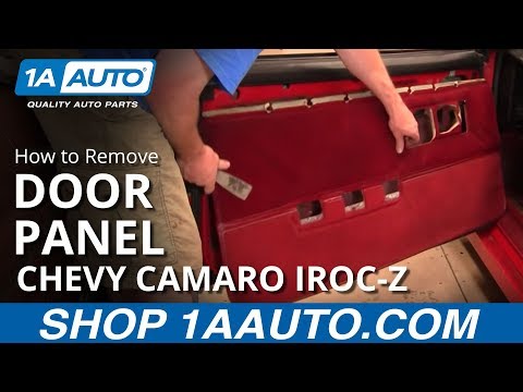 How To Install Remove Door Panel 82-92 Chevy Camaro IROC-Z and Pontiac Trans Am 1AAuto.com