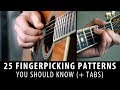 25 Fingerpicking Patterns In 5 Minutes (tabs)