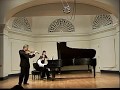 videos de Chin Kim Enesco Sonata #3 3rd  mvmt, David Oei piano, Mannes 08-11-14