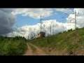 Long freight train departing Kouvola freight station