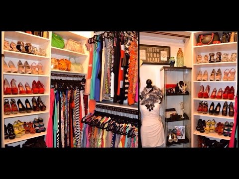 how to organize walk in closet
