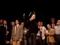 peter gallagher, tufts alum '77, comes back after 30 yrs to receive an award and sing with the beelzebubs, tufts' all-male acapella group