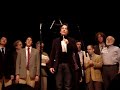 peter gallagher, tufts alum '77, comes back after 30 yrs to receive an award and sing with the beelzebubs, tufts' all-male acapella group