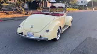 1940 Ford De Luxe Convertible Club Coupe Walk Around Video
