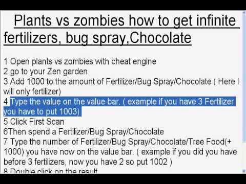how to get more chocolate in plants vs zombies