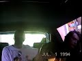 Bruce Dickinson-Short acoustic bits in Bruce's limo 1994 Part 1 of 2