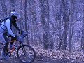 Pete riding the rereout we just put in, last stony creek metro park trail work for 09'