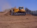 Stripping top soil.