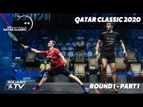 Squash: Qatar Classic 2020 - Round 1 Highlights [Pt.1]