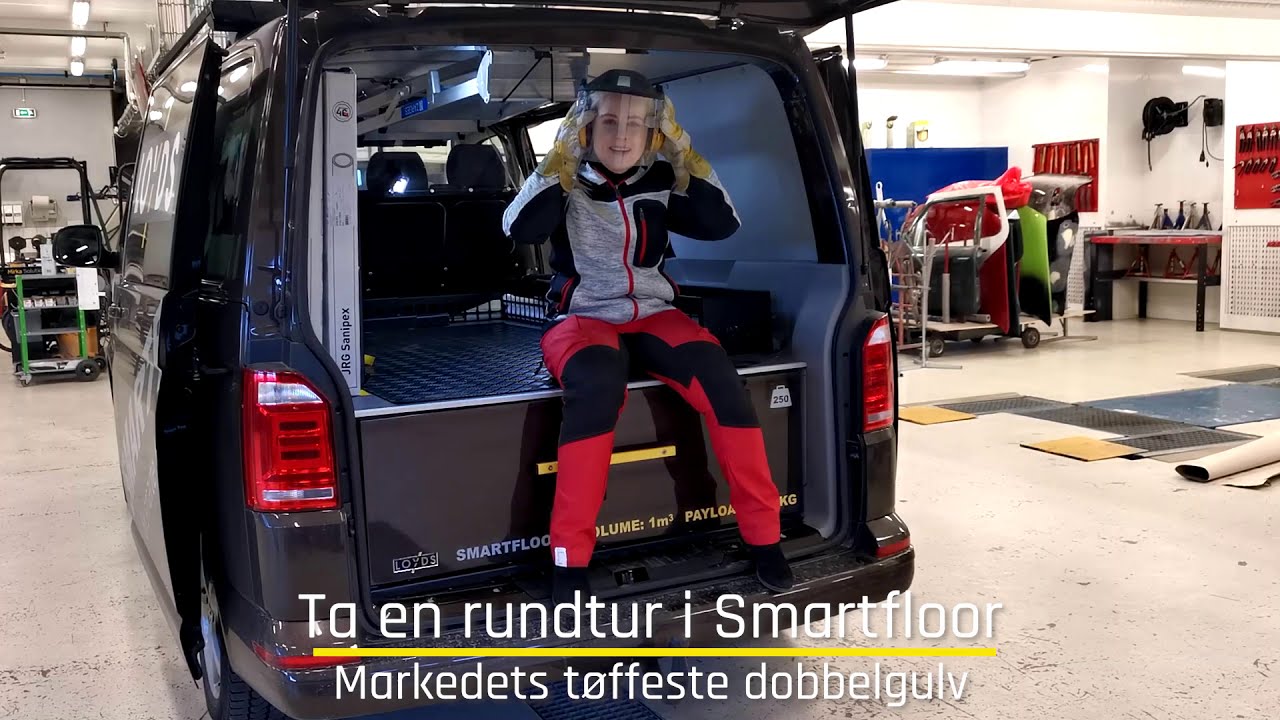 Demontrasjonsvideo av dobbelgulvet Smartfloor