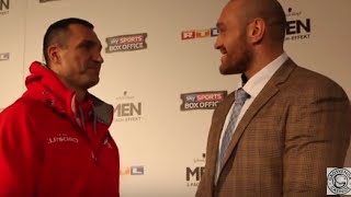 FURY TORMENTS KLITSCHKO IN HEAD TO HEAD