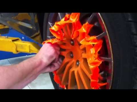 Removing plasti dip from alloy wheels