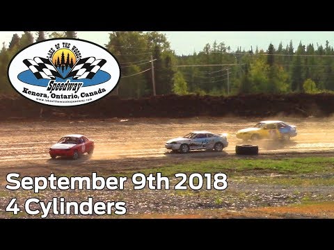 September 9, 2018 4-Cylinders Heat and Feature Races