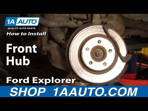 How To Install Replace Front Hub Ford Explorer Sport Trac Mercury Mountaineer 95-05 1AAuto.com