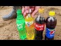 Download Coca Cola Different Fanta Mtn Dew Pepsi Sprite Toy Snake And Monster Vs Mentos In Big Underground Mp3 Song