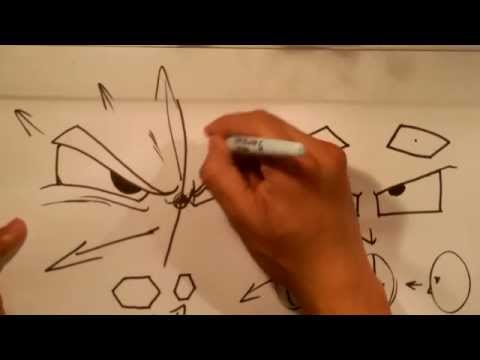 How to Draw Goku Eyes – Easy Pictures to Draw