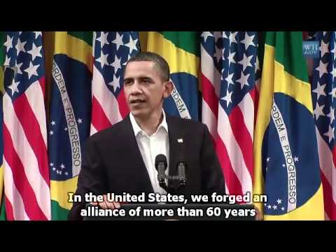 Obama's Speech in Rio (with subtitles) (Discurso de Obama no Rio - Legendado Inglês)