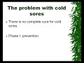 How to get rid of cold sores Cold Sore