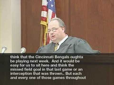 Judge Blasts Bengals Wide Receiver ...