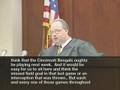 Judge Blasts Bengals Wide Receiver Chris Henry