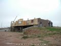 Eco-Block House Survives Tornado: live storm chaser footage