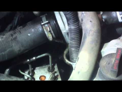 Thermostat replacement 2002 Cadillac Deville 4.6L V8 Install Remove Replace