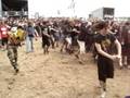 videos de Sponge Bob's gonna fuck you up ! on Municipal Waste's wall of death! HELLFEST 2008.MPG