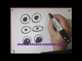 Tutorial de dibujo de ojos Parte 1 - Remplazo para ojitos moviles