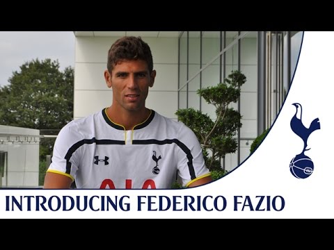 Federico Fazio's first day at the Training Centre Federico Fazio's first day at the Training Centre