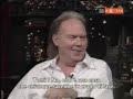 Neil Young on Letterman