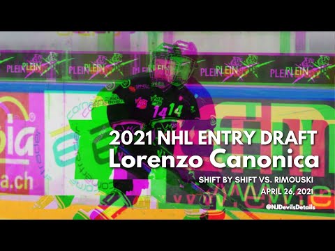 2021 NHL Draft | Lorenzo Canonica (#93) Shift by Shift vs Rimouski, April 26, 2021