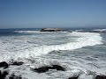 The Pacific crashing into Pescadero, CA
