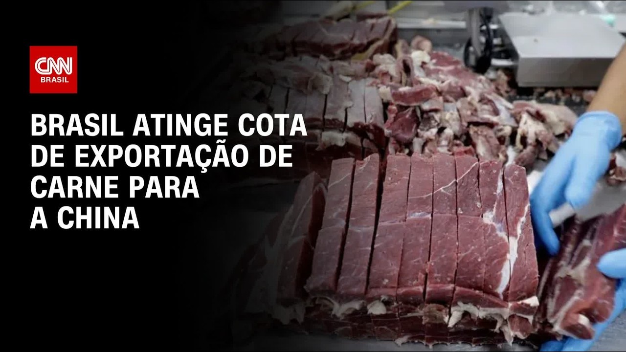 Brasil atinge cota de exportação de carne para a China | CNN MERCADO