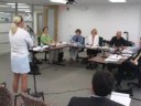 Kelly Winkler, College Park Member, Adressing the Board