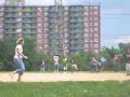 miss maltz playing baceball miss maltz playing baceball
